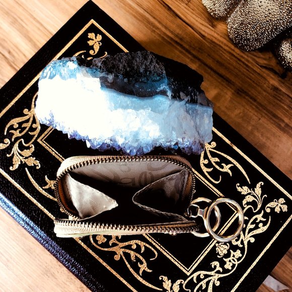 BEBE Beige Coin Purse GUC - Picture 5 of 9